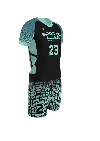 Sports Lab Soccer Goalkeeper Uniform (Black Color)