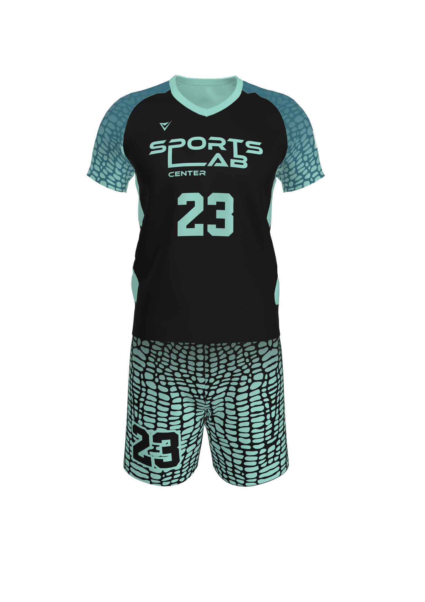 Sports Lab Soccer Goalkeeper Uniform (Black Color)