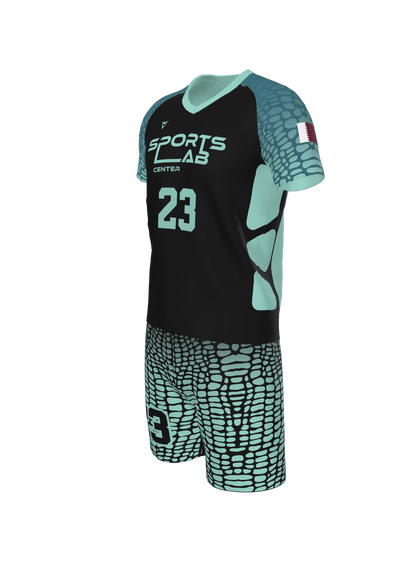 Sports Lab Soccer Goalkeeper Uniform (Black Color)